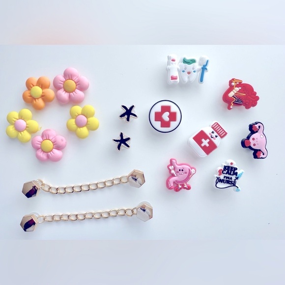 16 Assorted Shoes Charms for Crocs - NWOT - Picture 3 of 3